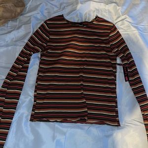 long sleeve crop top